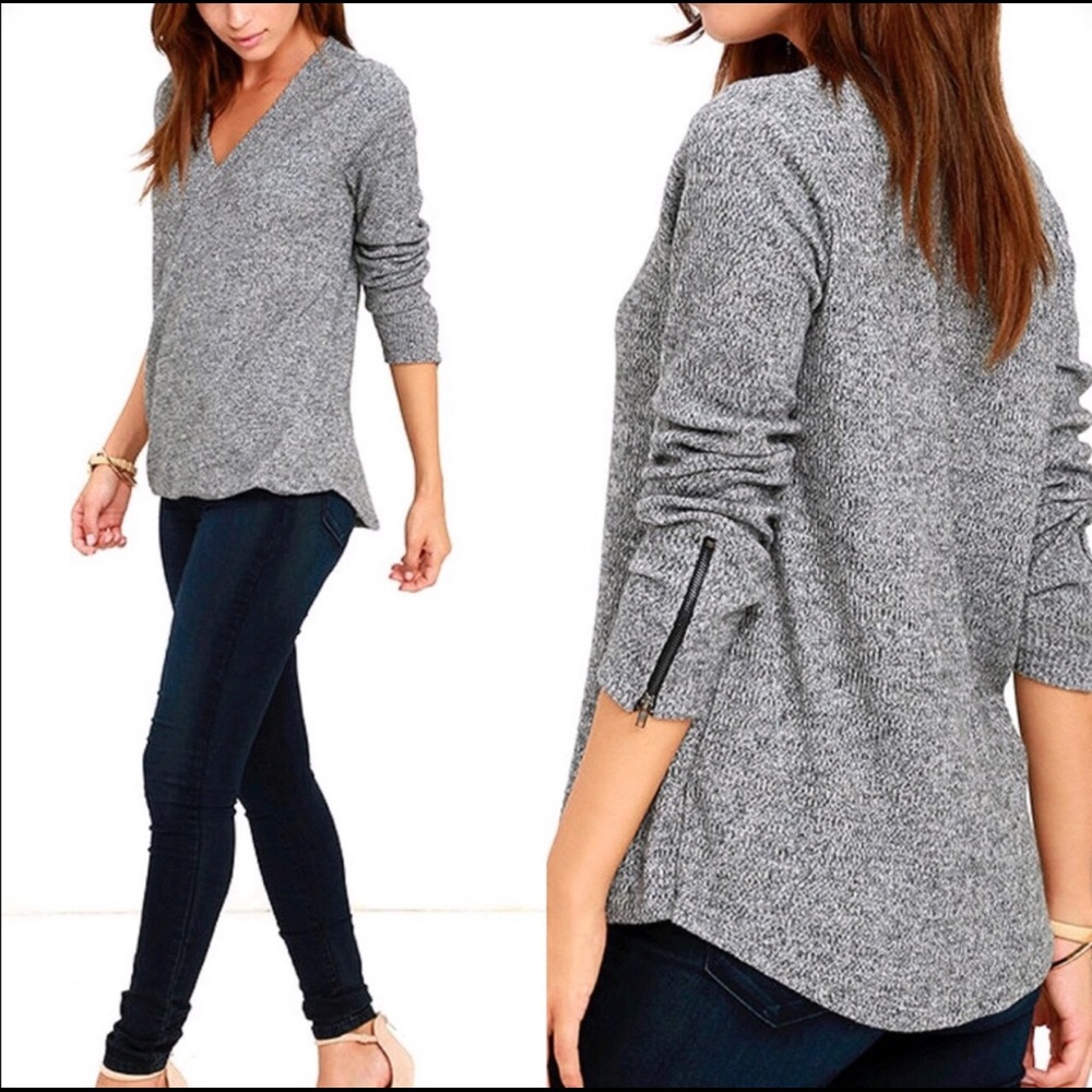 Olive & Oak crossover faux wrap sz LRG